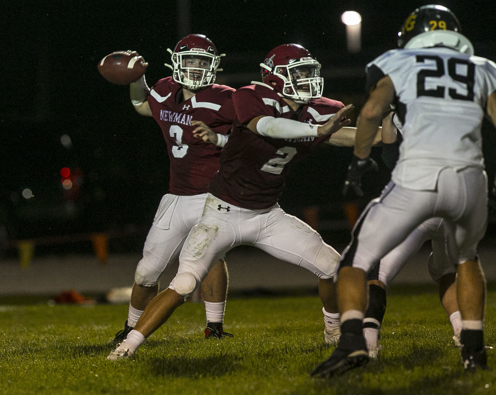 FBall Newman vs. Bishop Garrigan 24
